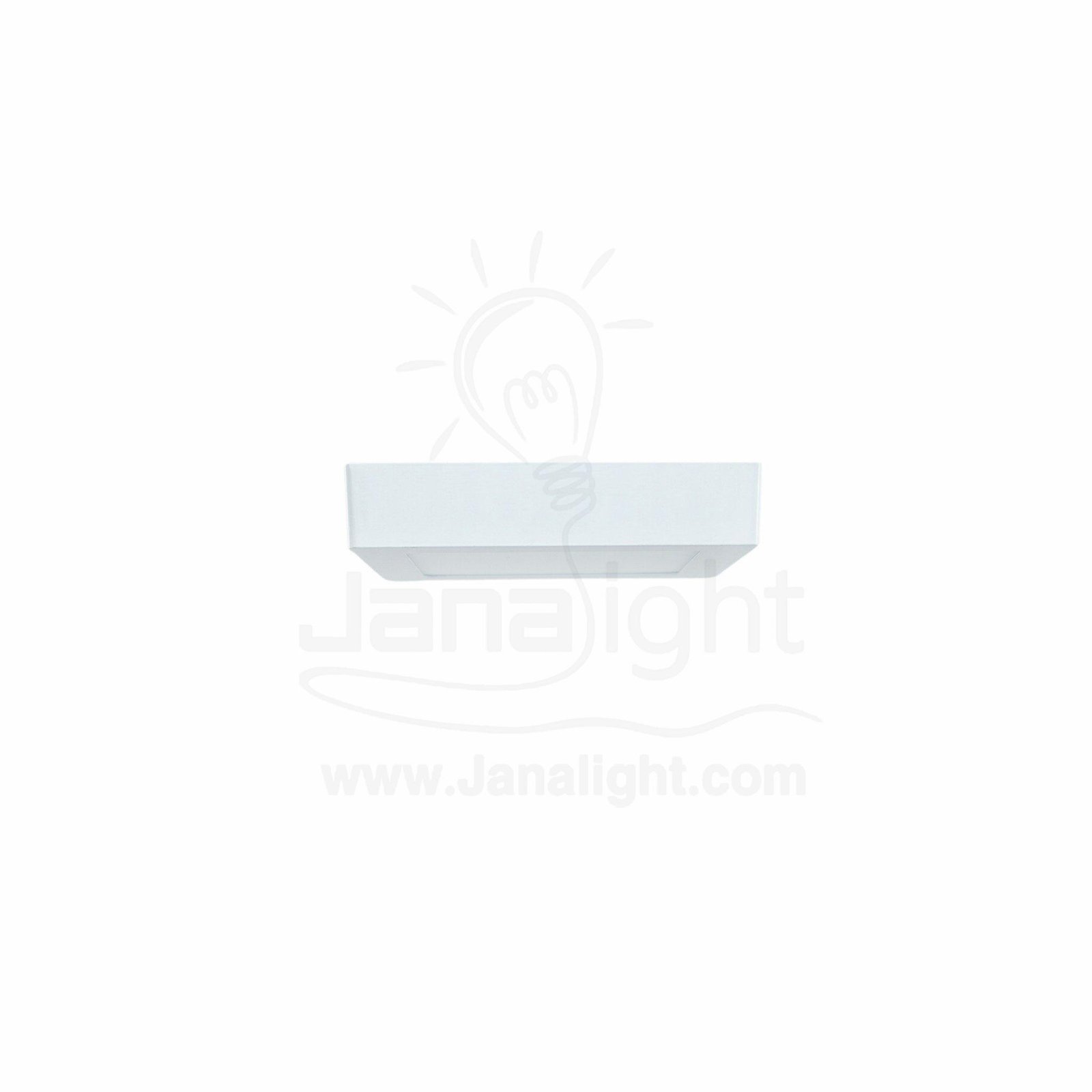panel spotlight 12 watt square white